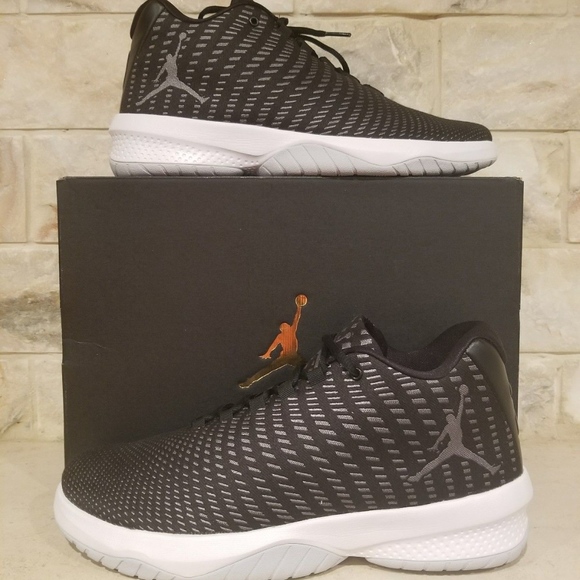 JORDAN B.FLY BLACK/WHITE-DARK GREY MESH/WOVEN/HIGH main image 7